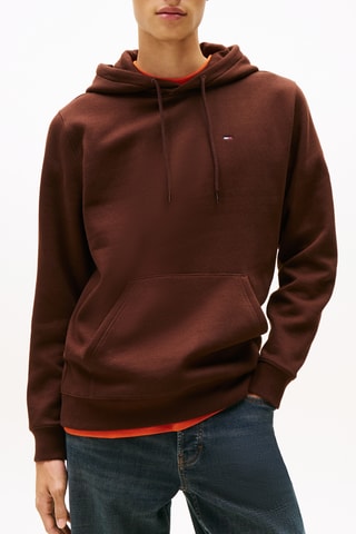 Sweat à capuche regular - Marron