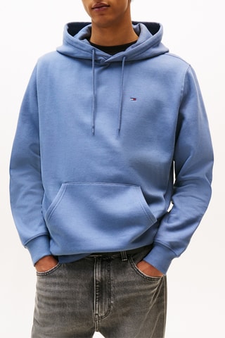 Sweat à capuche regular - Bleu