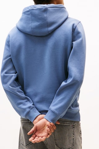 Sweat à capuche regular - Bleu