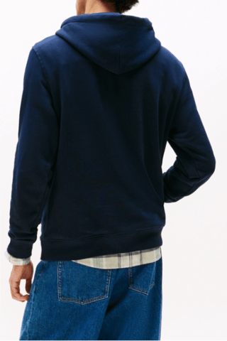 Sweat à capuche regular - Bleu marine