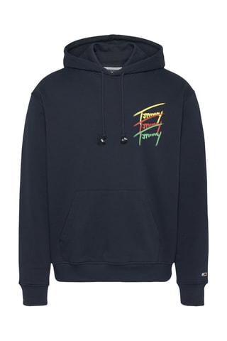 Sweat à capuche relaxed - Bleu marine