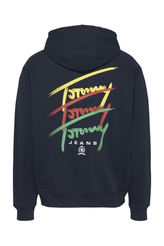 Sweat à capuche relaxed - Bleu marine