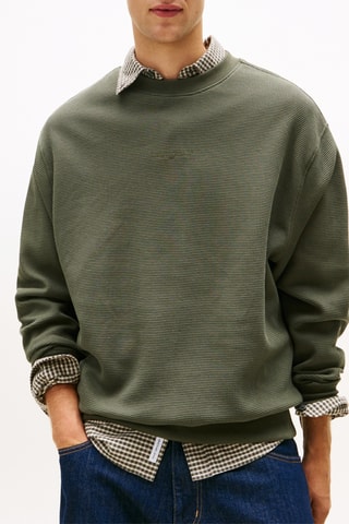 Sweat relaxed - Vert foncé