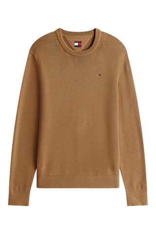 Pull slim en coton biologique - Marron clair