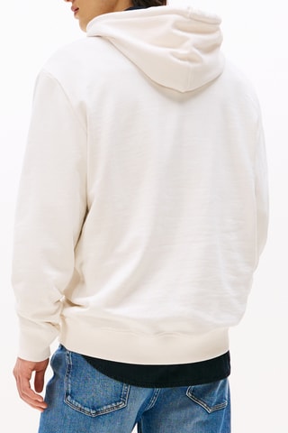 Sweat à capuche regular - Ecru