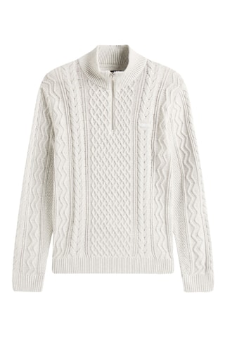 Pull slim - Gris clair chiné