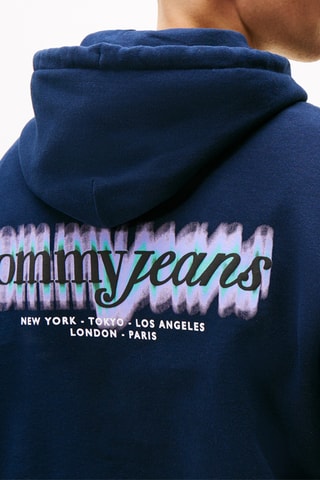 Sweat à capuche regular - Bleu nuit