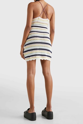 Robe droite en coton biologique - Blanc