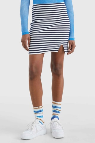 Jupe fourreau taille haute - Blanc