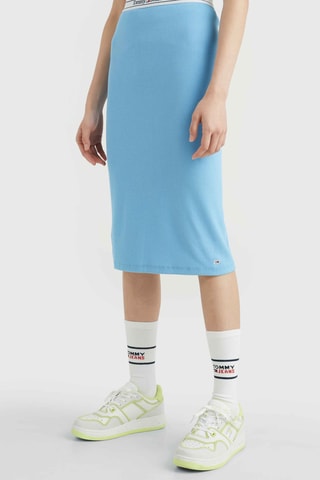 Jupe droite - Ciel