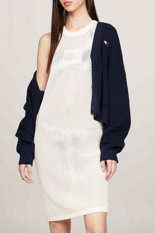 Robe pull en coton biologique - Ecru