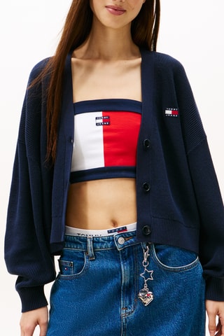 Gilet en coton biologique - Bleu marine