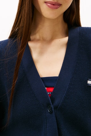 Gilet en coton biologique - Bleu marine