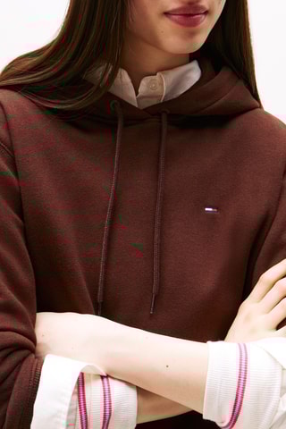 Sweat à capuche regular - Marron