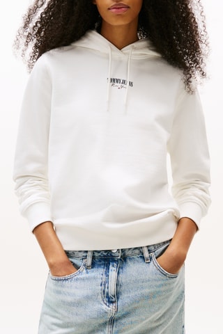 Sweat à capuche regular - Ecru