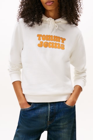 Sweat à capuche regular - Blanc