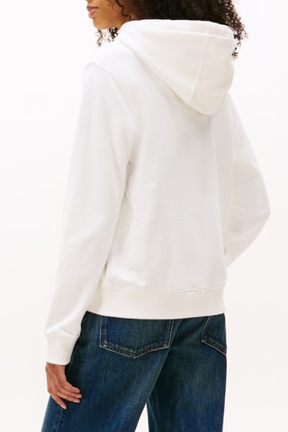 Sweat à capuche regular - Blanc