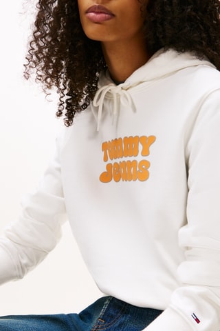 Sweat à capuche regular - Blanc