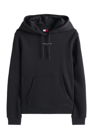 Sweat à capuche regular - Noir