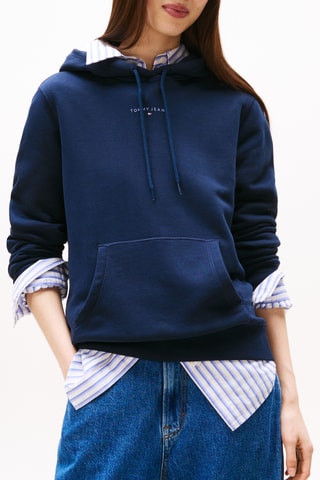 Sweat à capuche regular - Bleu marine