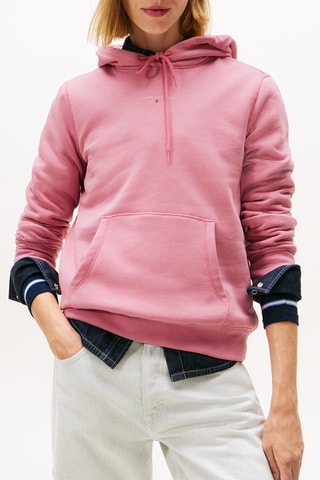 Sweat à capuche regular - Rose
