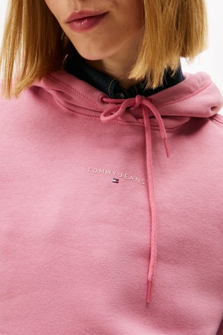 Sweat à capuche regular - Rose