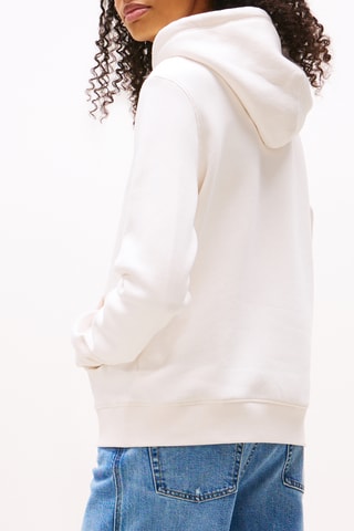 Sweat à capuche regular - Ecru