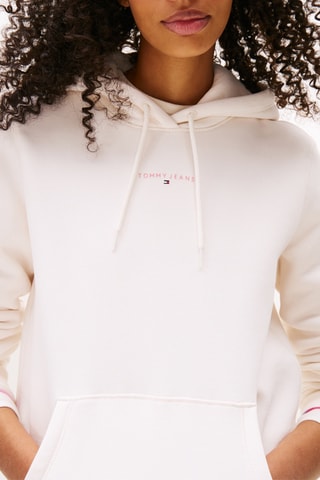 Sweat à capuche regular - Ecru