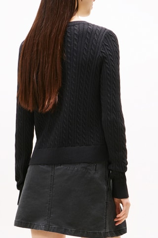 Pull en coton biologique - Noir