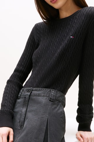 Pull en coton biologique - Noir