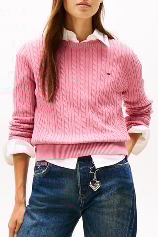 Pull en coton biologique - Rose