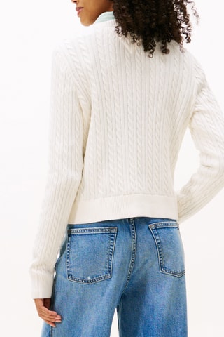 Pull en coton biologique - Ecru