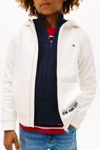 Sweat à capuche - Blanc