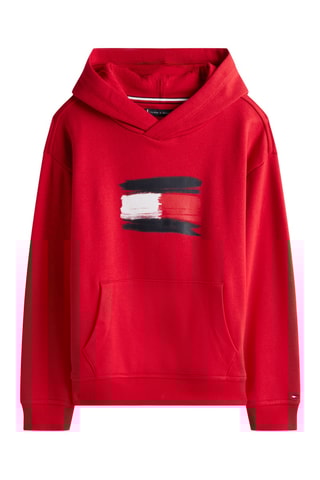 Sweat à capuche - Rouge et noir