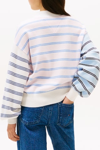 Sweat - Rose et bleu clair