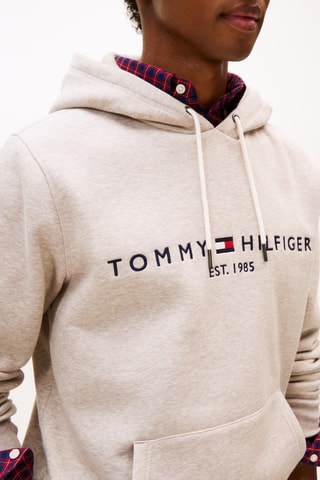 Sweat à capuche - Beige chiné