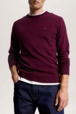 Pull en coton biologique et cachemire - Bordeaux