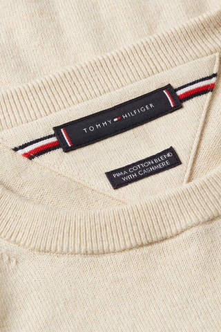 Pull en coton biologique et cachemire - Beige