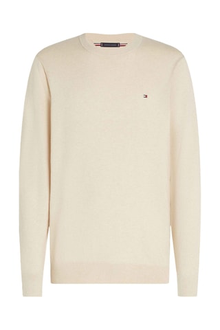 Pull en coton biologique et cachemire - Beige