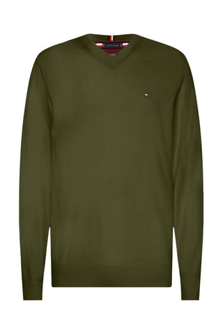 Pull en coton biologique et cachemire - Kaki