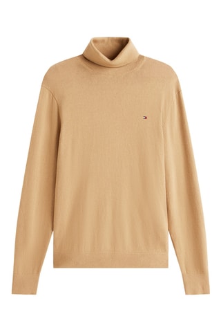 Pull en coton biologique et cachemire - Marron clair