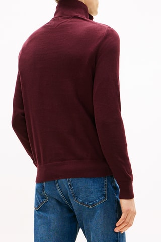 Pull en coton biologique et cachemire - Rouge