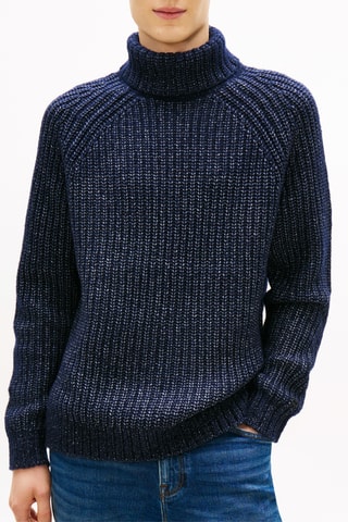 Pull en laine - Bleu marine