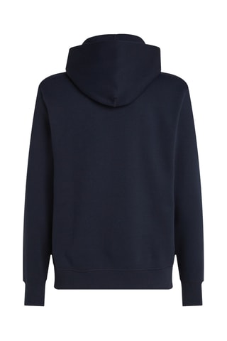 Sweat à capuche en coton biologique - Bleu marine