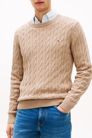 Pull en coton biologique - Beige