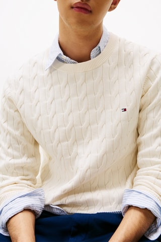 Pull en coton biologique - Jaune