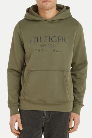 Sweat à capuche en coton biologique - Vert