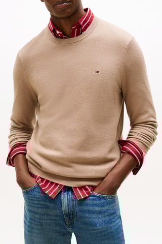 Pull en coton biologique - Beige