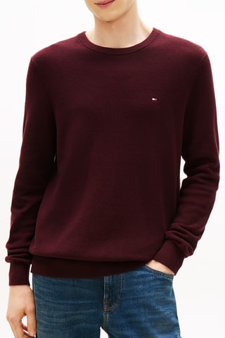 Pull en coton biologique - Rouge brique