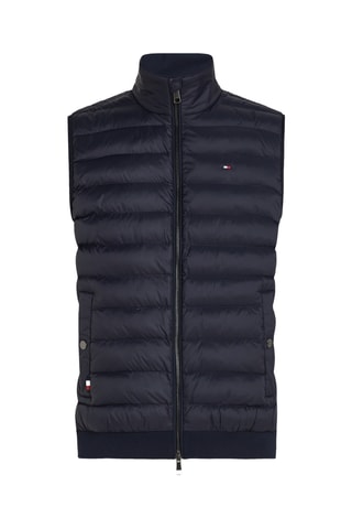 Doudoune sans manches en coton biologique - Bleu marine